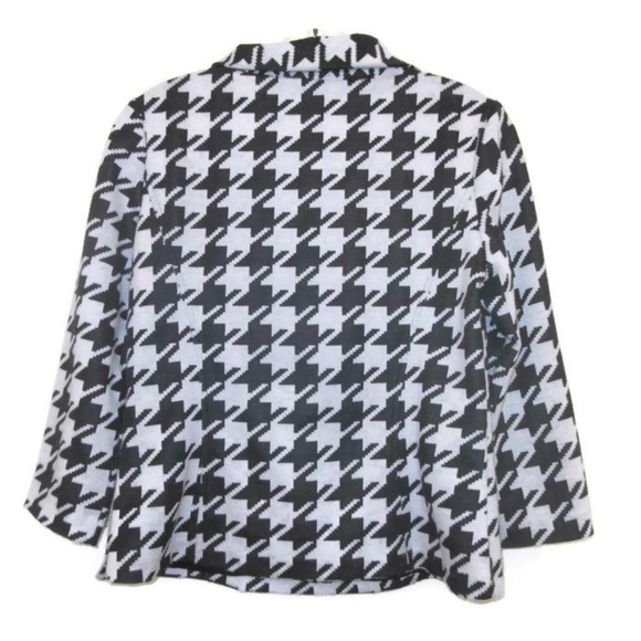retro jackie o houndstooth shirt size small 6 - Picture 3 of 4